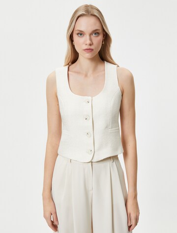 Koton Vest in Beige: front