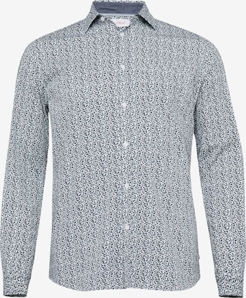 s.Oliver Men Tall Sizes Slim Fit Hemd in Weiß: Vorderseite