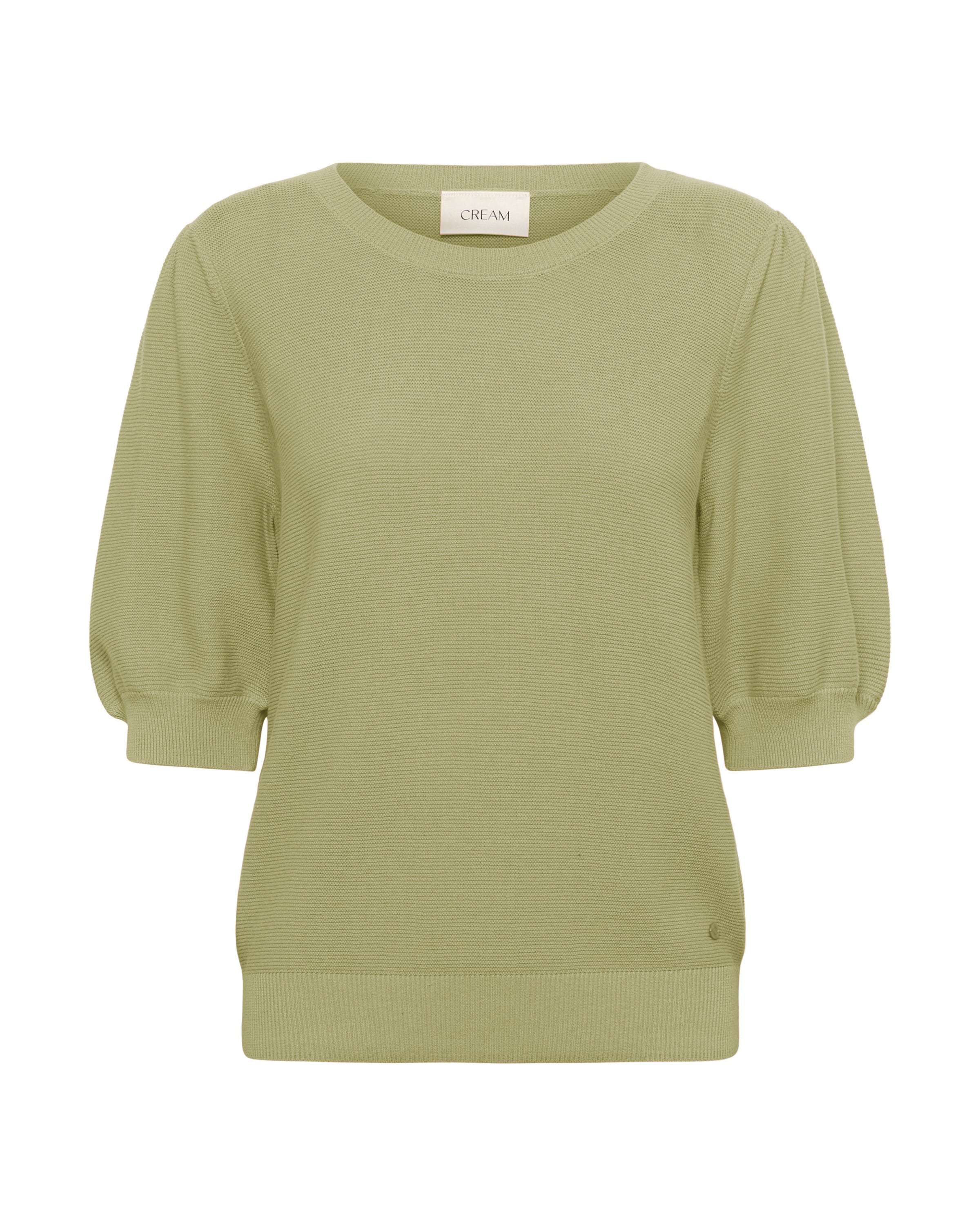 Cream Pullover 'Herrings' i grøn: forside