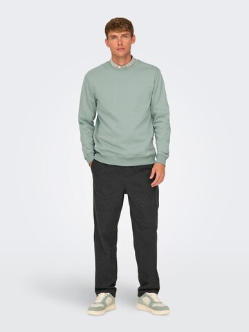 Only & Sons Sweatshirt 'ONSConnor' i grön