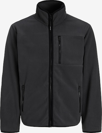 JACK & JONES Fleecejacke in Grau: Vorderseite