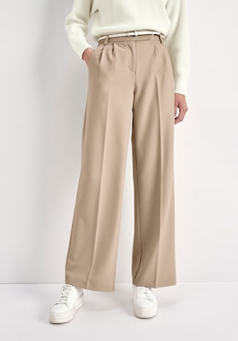 HECHTER PARIS Wide Leg Hose in Beige: predná strana