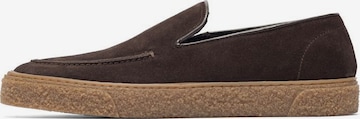 Bianco Classic Flats 'CHAD' in Brown: front