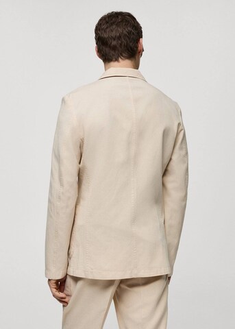 MANGO MAN Regular fit Kavaj 'Delave' i beige