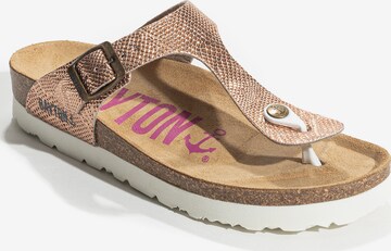 Flip-flops 'Cairns' de la Bayton pe roz