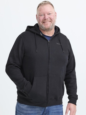 Giacca di felpa ' BHDOWNTON FULLZIP ' di BLEND in nero: frontale