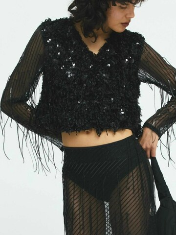 Chemisier 'Delta' Résumé en noir