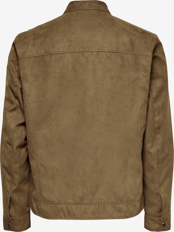 Only & Sons Between-Season Jacket 'Willow' in Brown