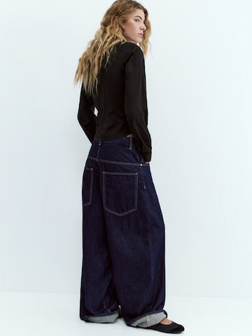 Pull&Bear Bluse in Schwarz