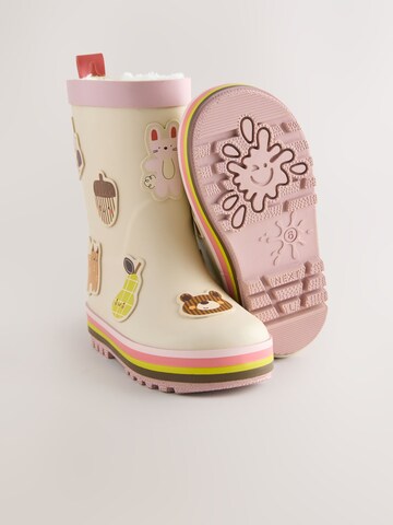 Bottes en caoutchouc Next en beige