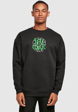 Merchcode Sweatshirt in Schwarz: Vorderseite