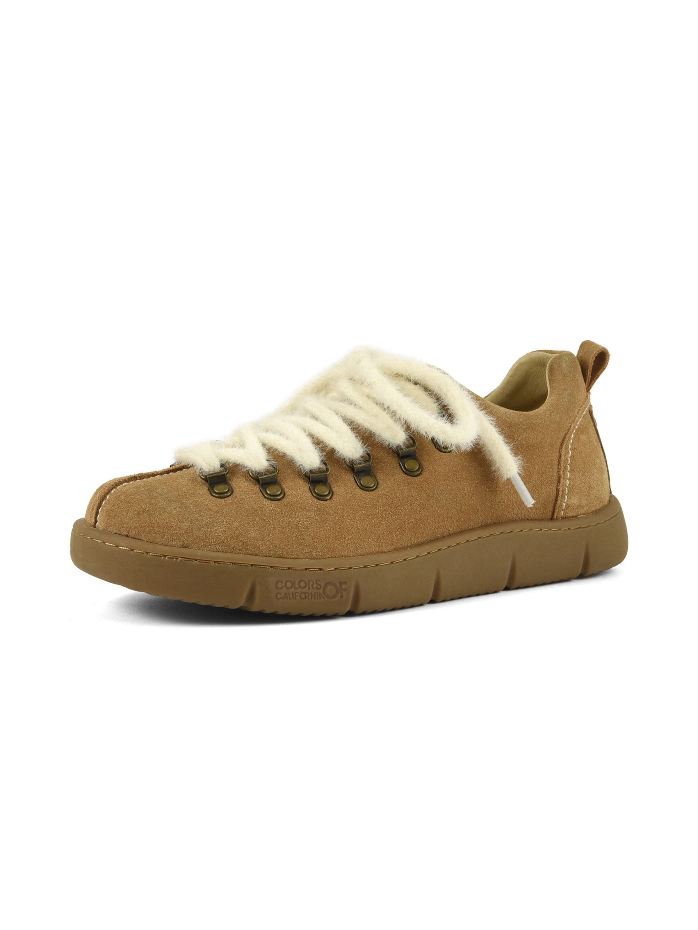 Sneaker bassa di COLORS OF CALIFORNIA in marrone: frontale