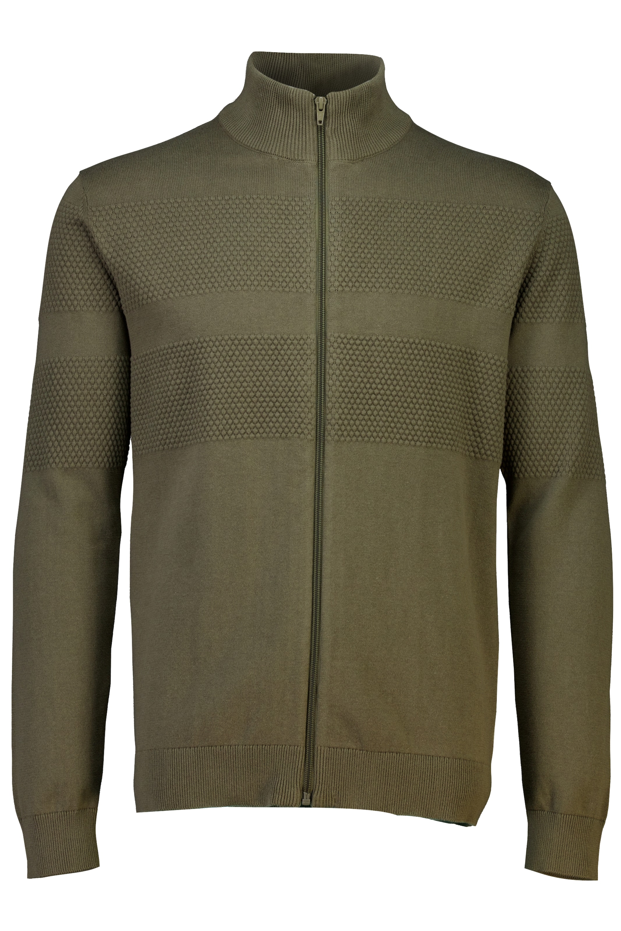 Lindbergh Knit Cardigan in Khaki, Item view