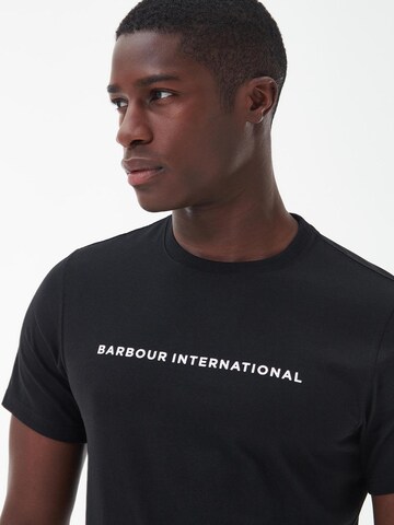 Barbour International Tričko – černá