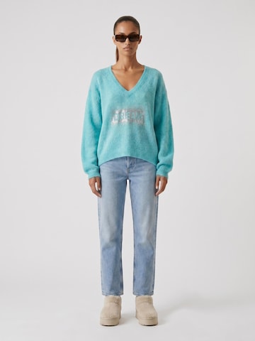 Pull-over oversize 'Silja' americandreams en bleu