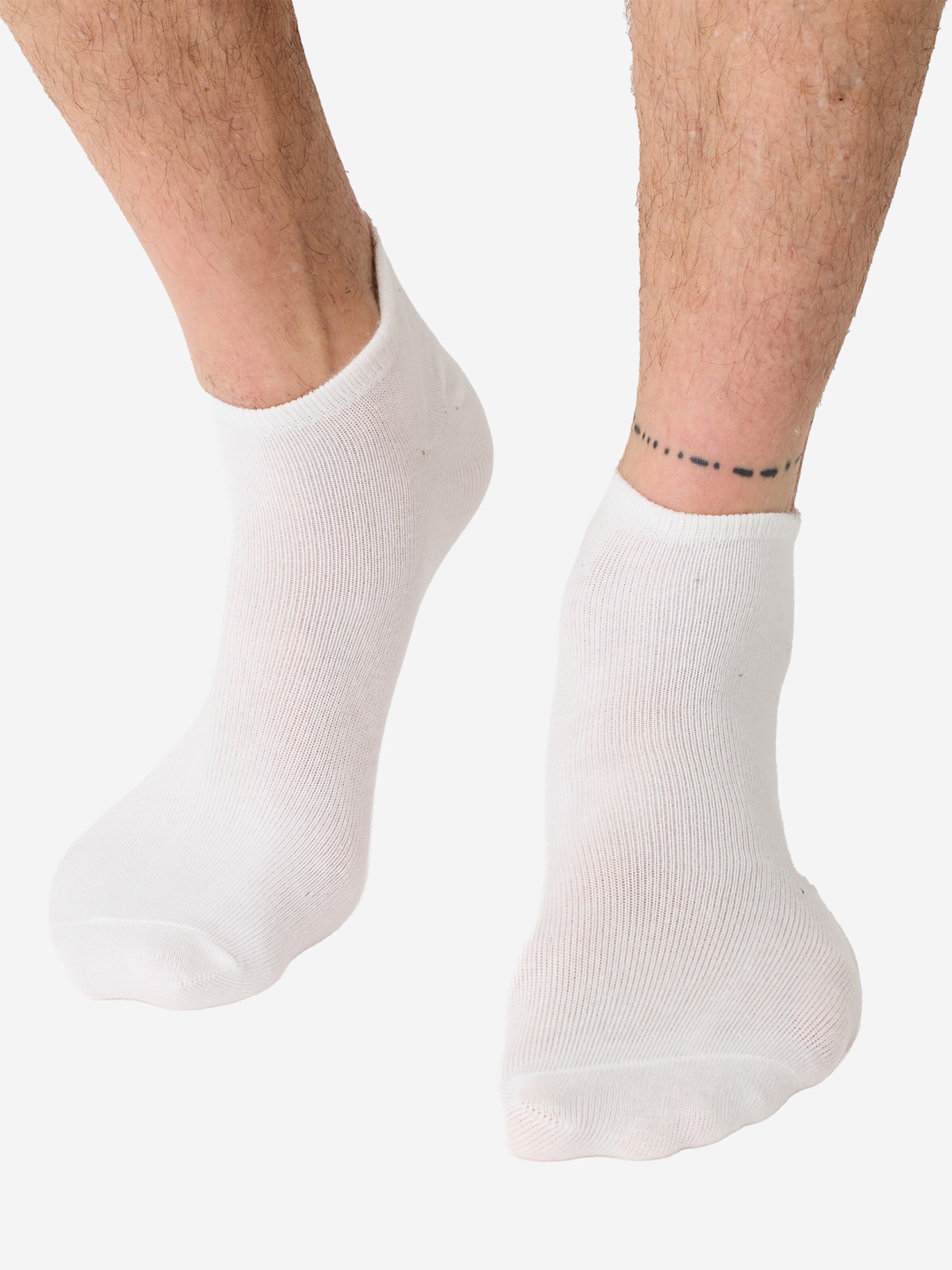 Nur Die Socks ' Baumwolle Basic Unifarben ' in White: front