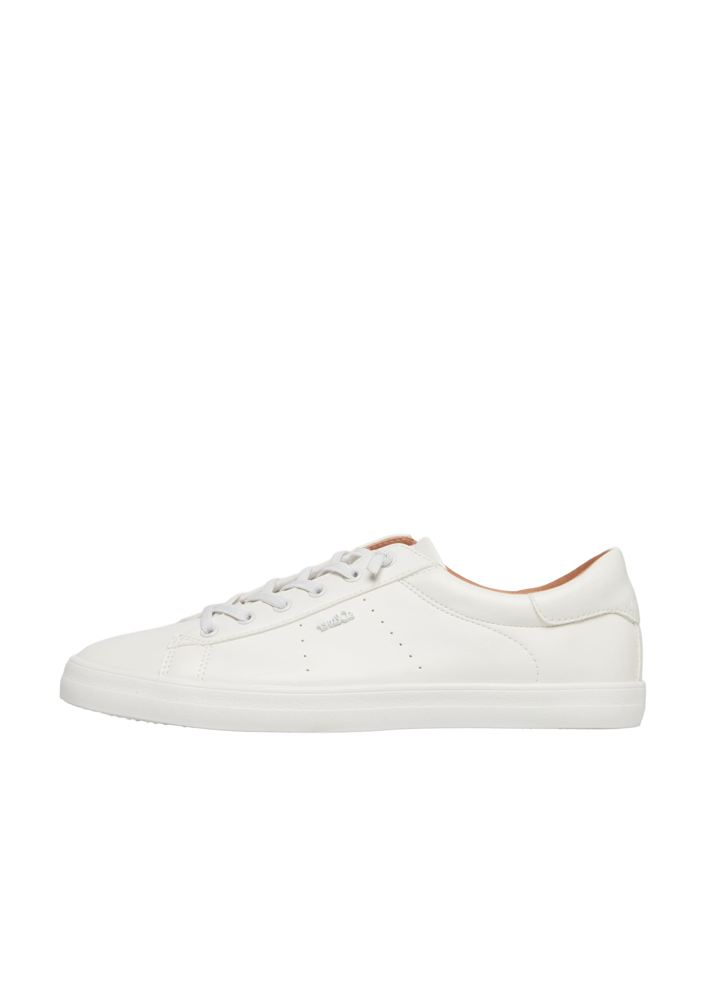 s.Oliver Platform trainers in White: front