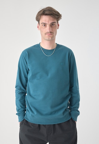 Cleptomanicx Sweatshirt 'Ligull' in Blue: front