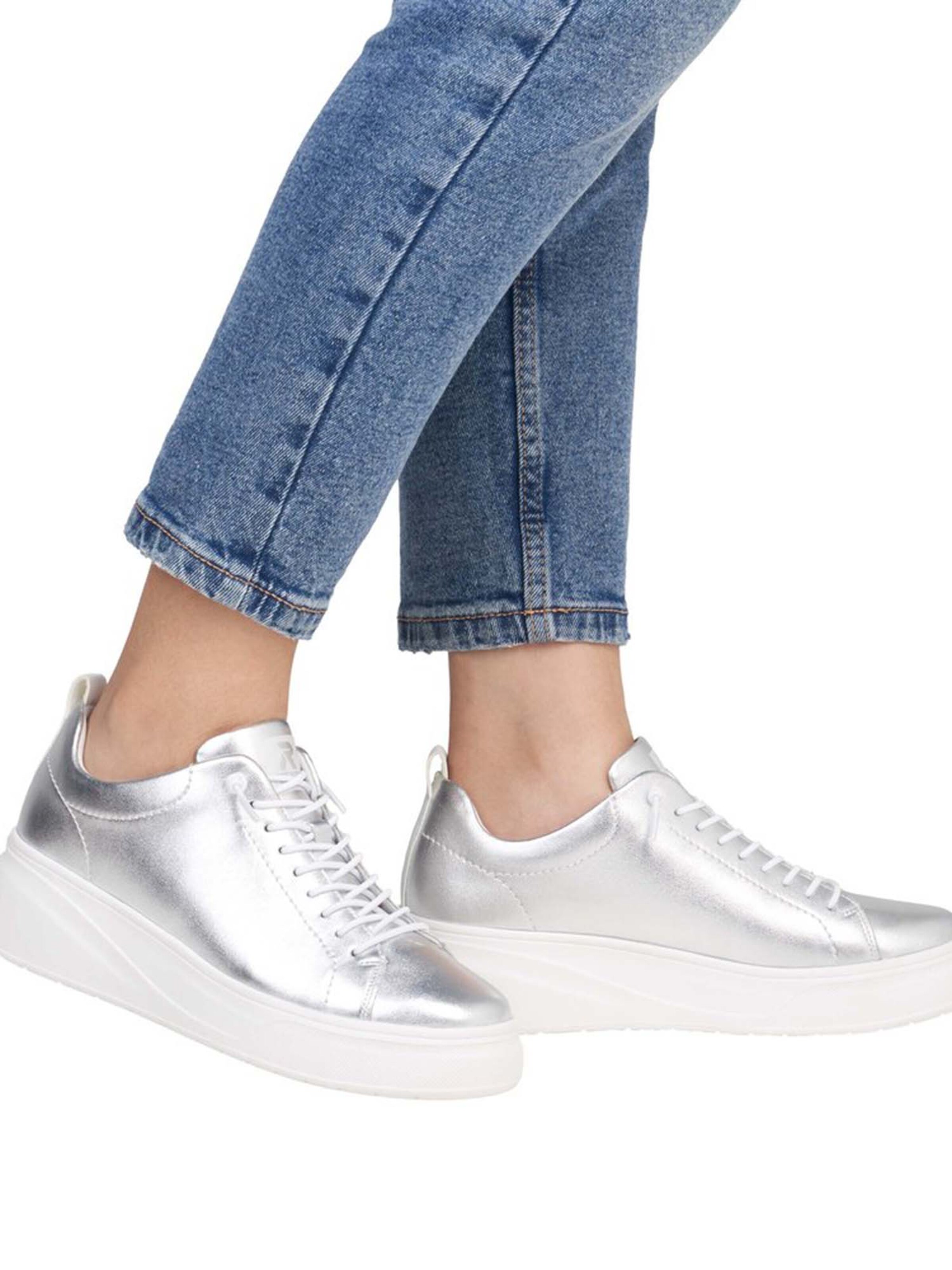 sudrabs Rieker Zemie brīvā laika apavi