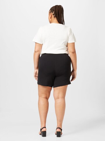 ONLY Curve - Loosefit Pantalón 'LAVENDER METTE' en negro