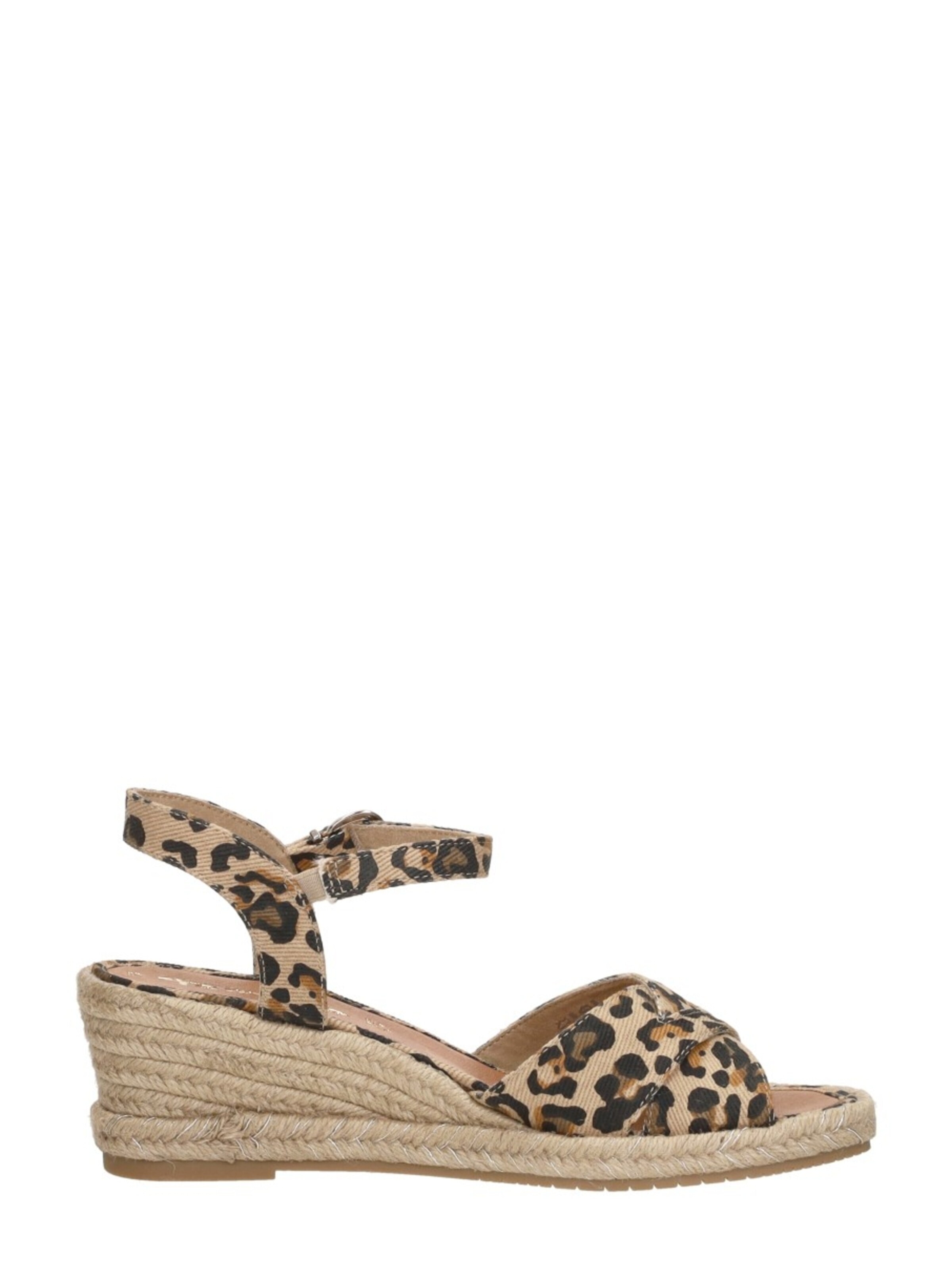 Tamaris Sandaal 'Sandalen Touwzool' in Beige