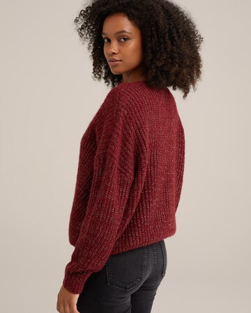 Pull-over WE Fashion en rouge