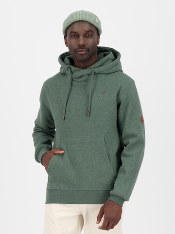 Alife and Kickin Sweatshirt 'JohnsonAK' in Groen: voorkant