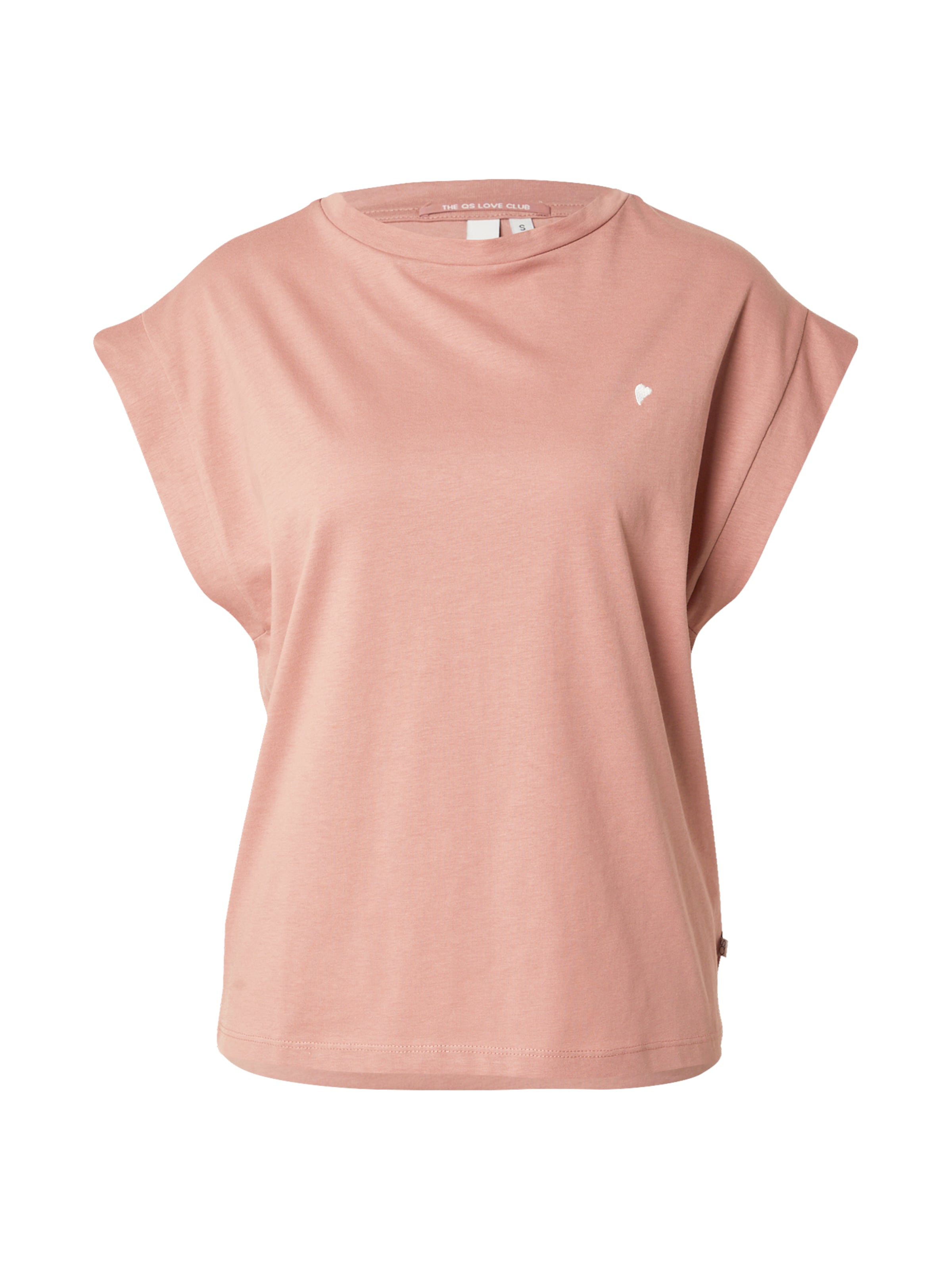 QS Shirt in Roze: voorkant