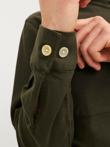 JACK & JONES Regular fit Overhemd 'JJEDARREN' in Groen