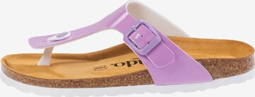 Palado T-Bar Sandals 'Kos' in Purple