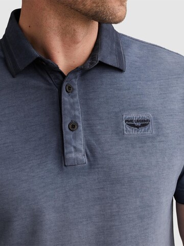 PME Legend - Camiseta 'Polo shirt in piqué with flight pocket' en azul