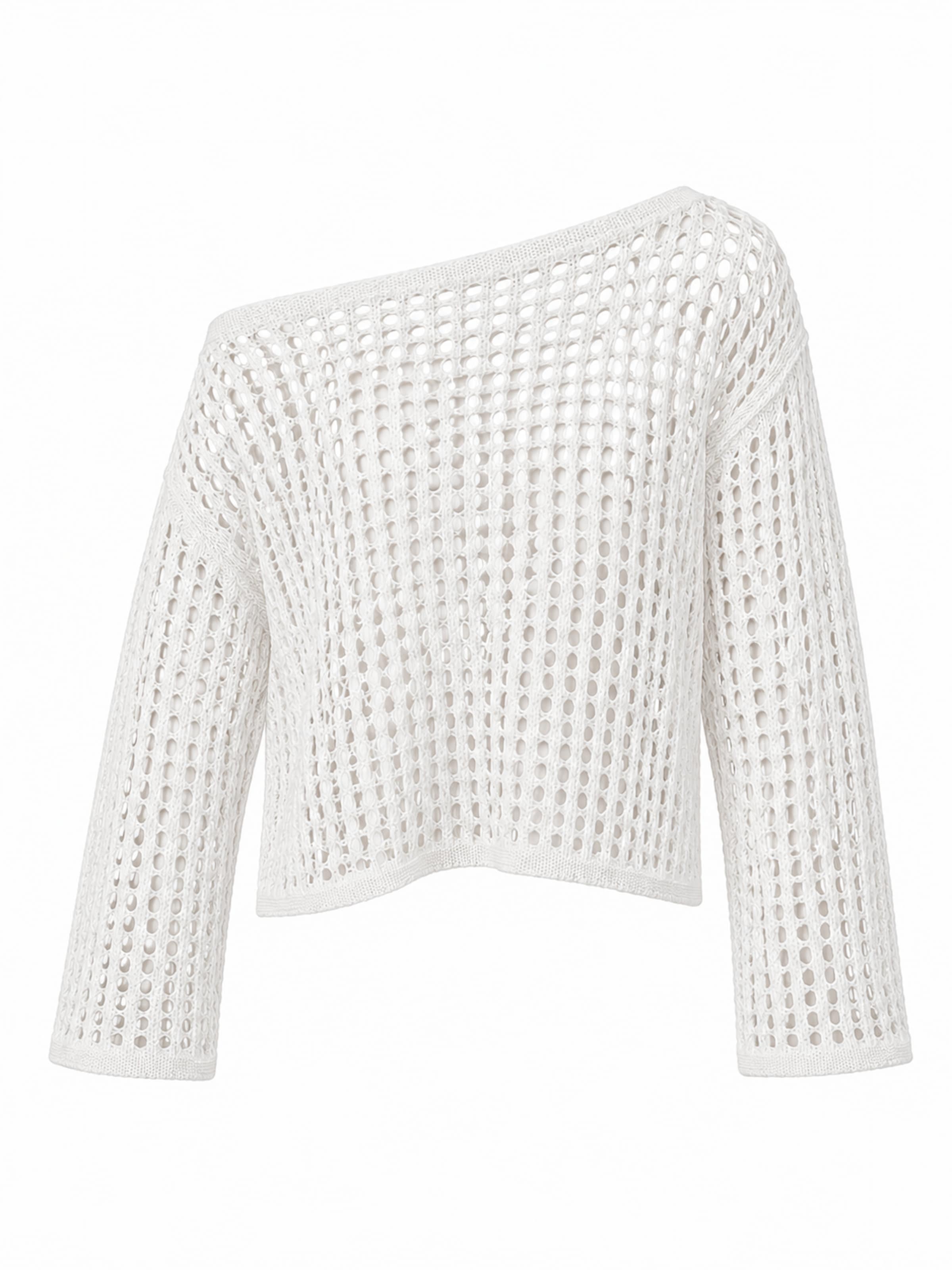 No Matter What Sweater in L in White, Item view