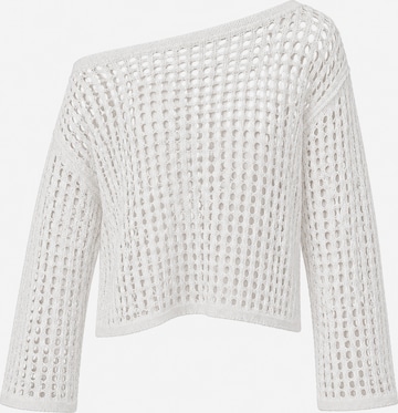 No Matter What Pullover in Weiß: Vorderseite