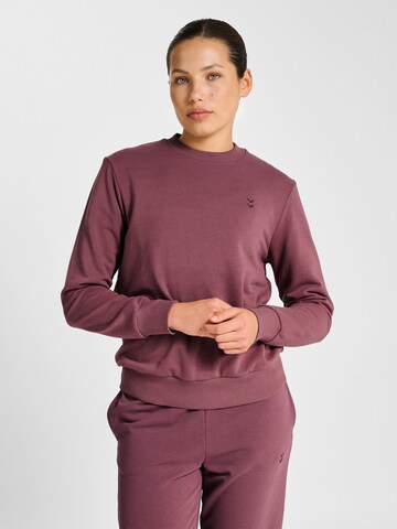 Hummel Sweatshirt 'Pulse' in Purple: front