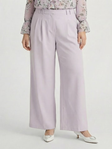 GUIDO MARIA KRETSCHMER FOR BRIDGERTON Loosefit Bukser 'Kate' i lilla: forside