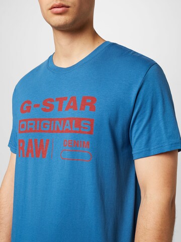 G-Star RAW Shirt in Blauw
