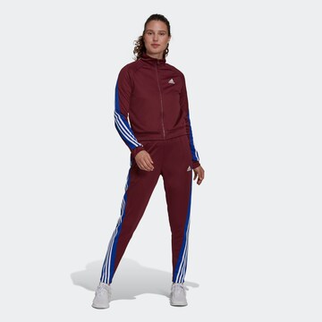 ADIDAS SPORTSWEAR Tracksuit in Red: front