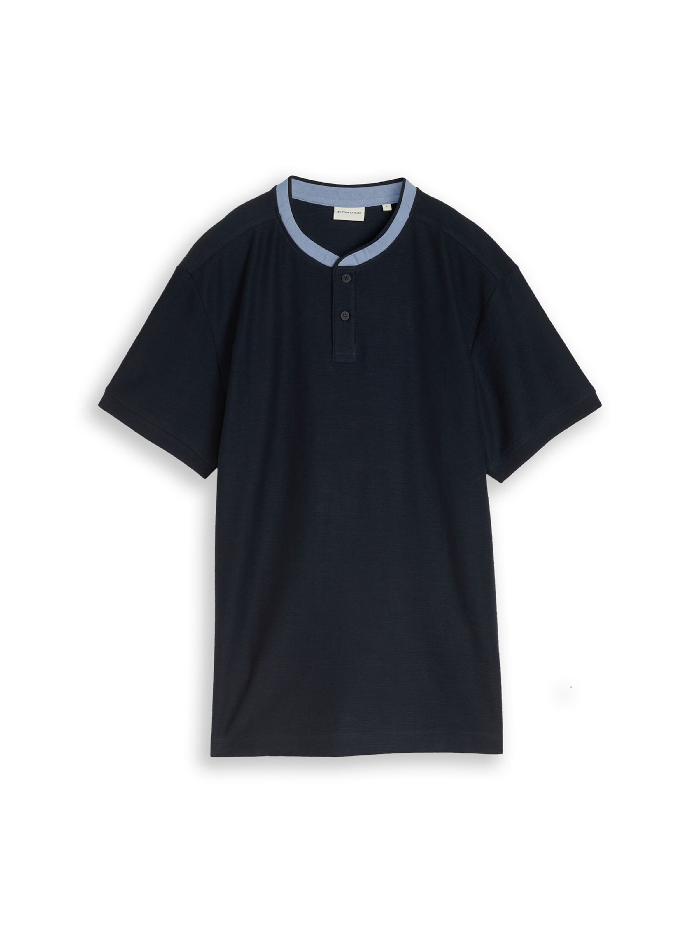 TOM TAILOR Shirt in Blue: front