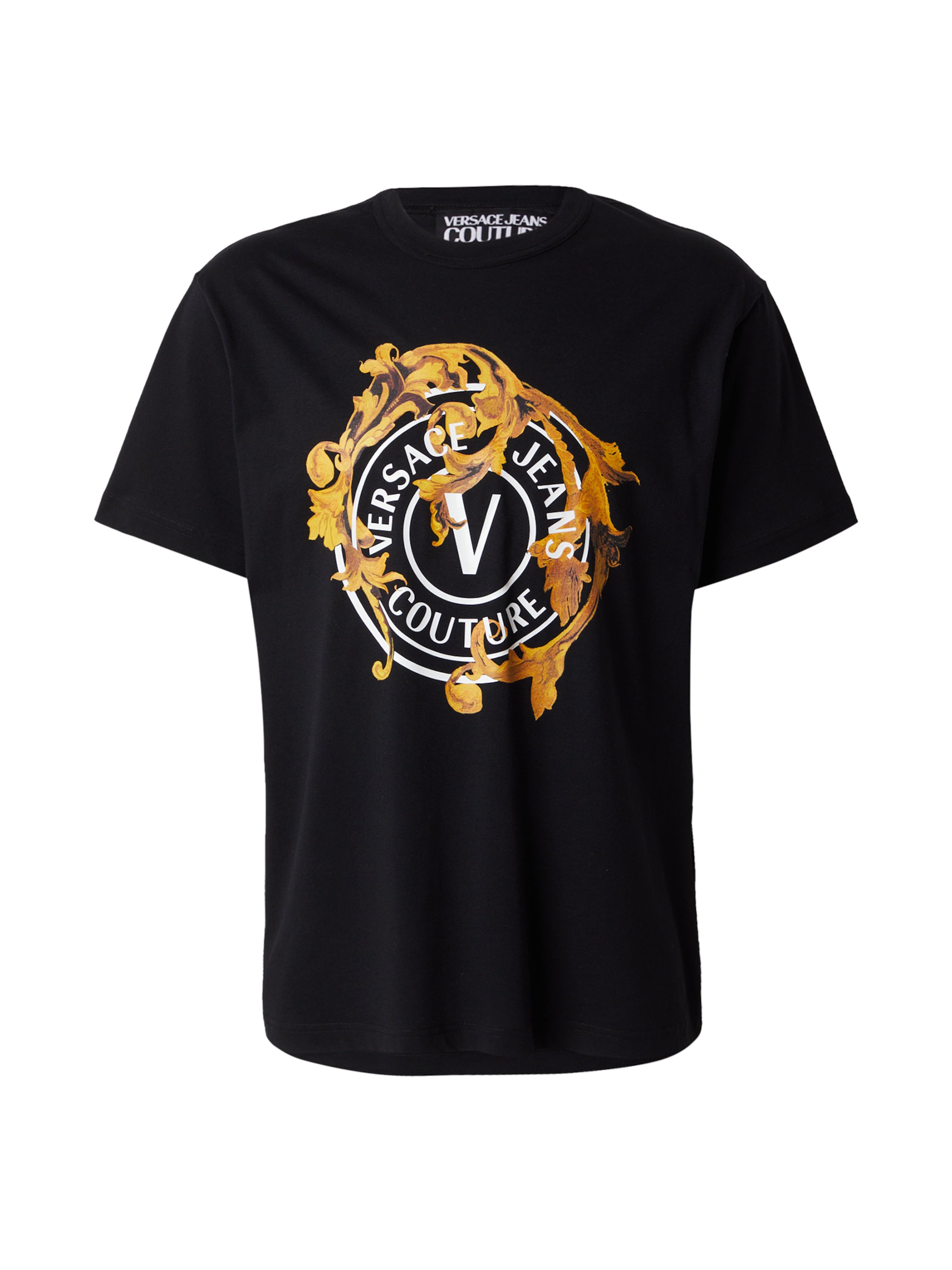 Versace Jeans Couture T-shirt i svart: framsida