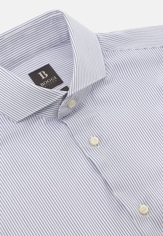 Boggi Milano Slim fit Overhemd in Blauw