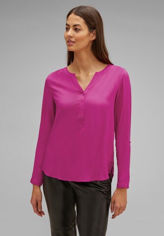 STREET ONE Blouse in Pink: front