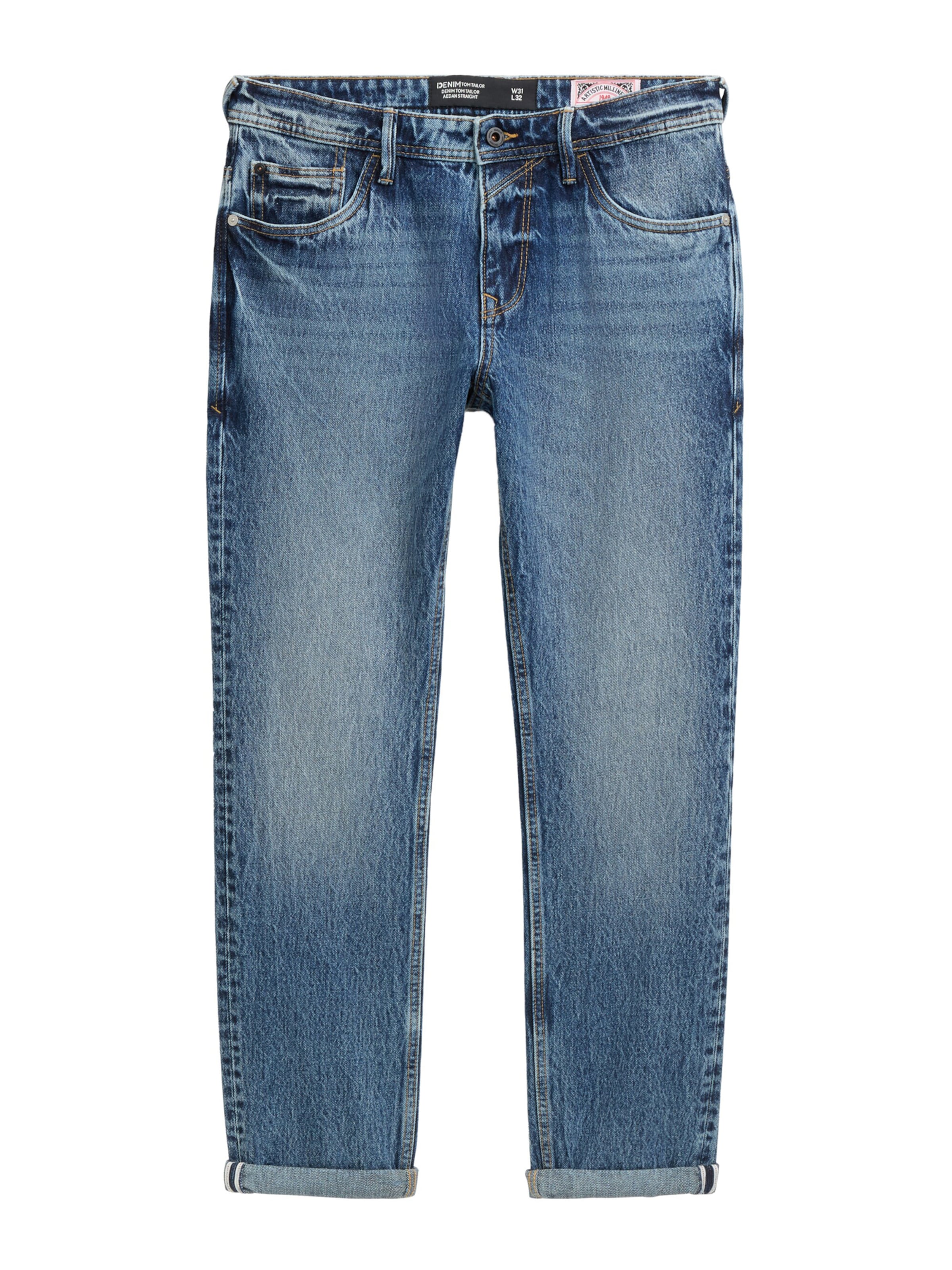 TOM TAILOR DENIM Jeans 'AEDAN' in Blue: front