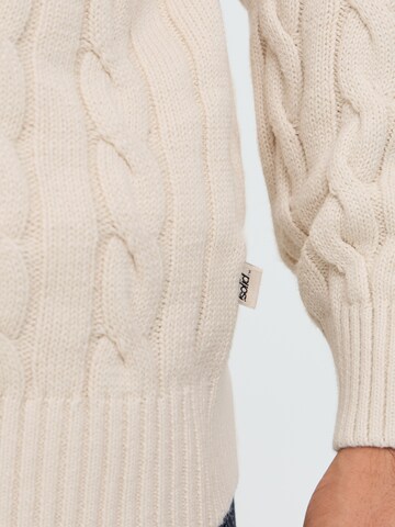 !Solid Sweater 'SDMalcolm' in Beige