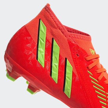 ADIDAS PERFORMANCE - Chuteira 'Predator Edge.2 Firm Ground' em vermelho