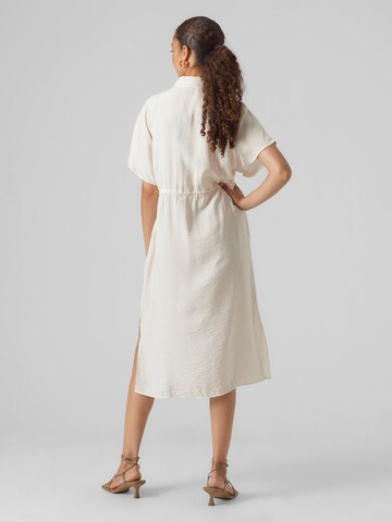 VERO MODA Shirt Dress 'IRIS' in White