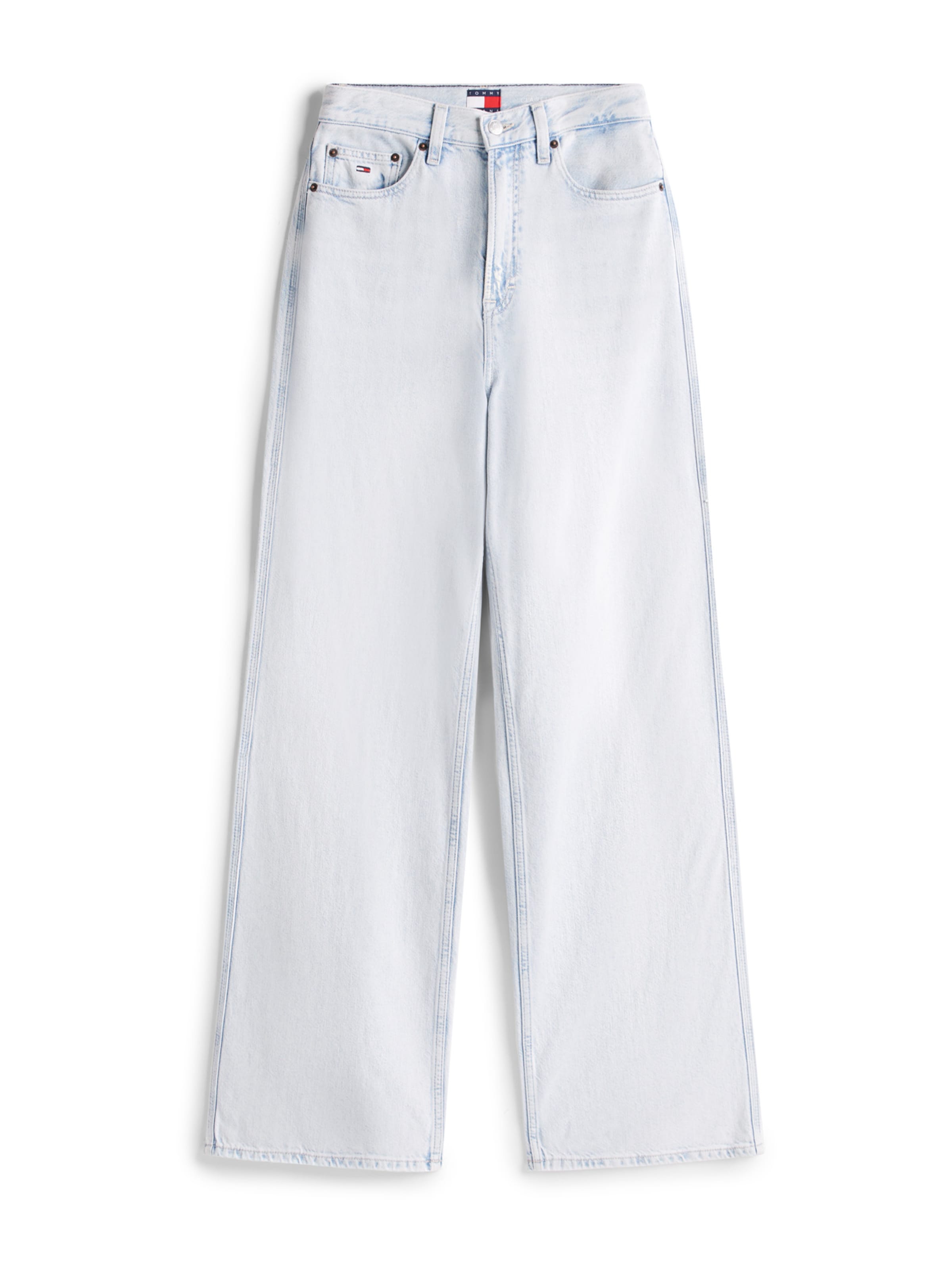 Tommy Jeans Широкий Джинсы 'CLAIRE' в Синий: спереди