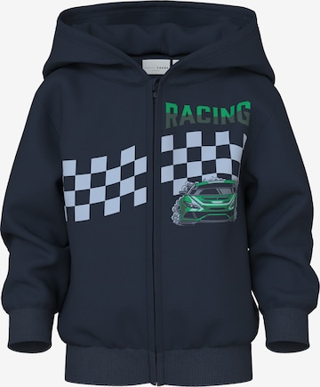 NAME IT Sweatjacke 'NMMVOLTINUS' in Blau: Vorderseite