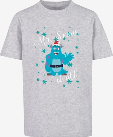 ABSOLUTE CULT T-Shirt 'Disney 100 - Sully Mr Snow It All' in Grau: predná strana