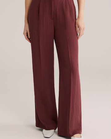 WE Fashion Normální Kalhoty – červená