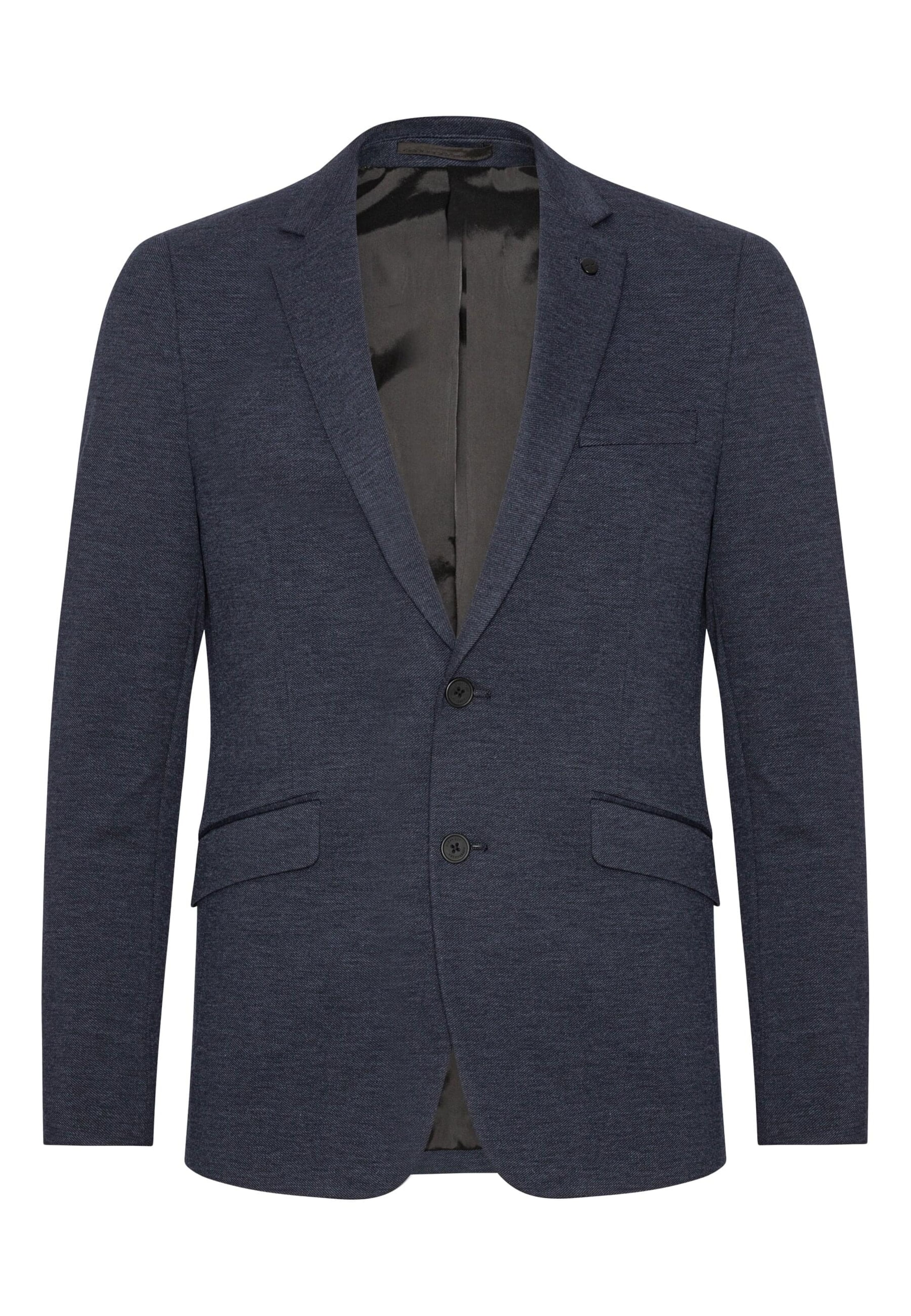 Clean Cut Copenhagen Přiléhavý střih Sako 'Brendon' – modrá: přední strana